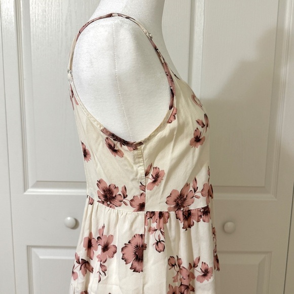 BRANDY MELVILLE Floral Sundress Pink Mauve Rose Flowers - Picture 5 of 10